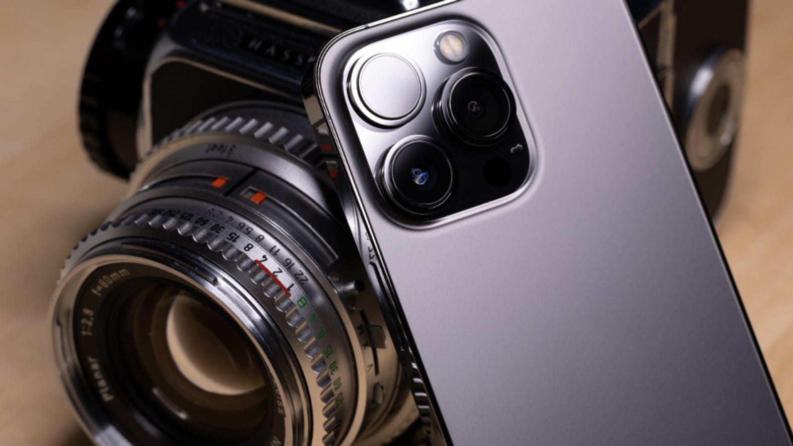 Photograph of smartphone camera